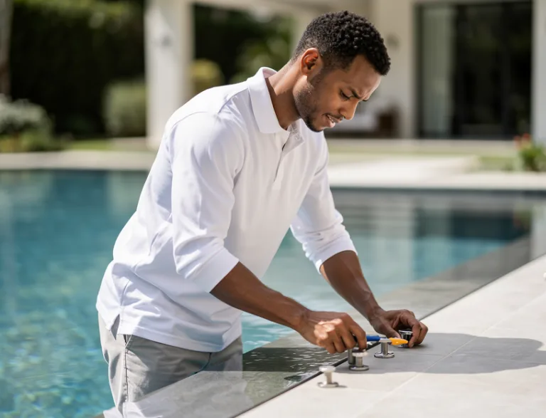 luxury pool builder Farmington Hills